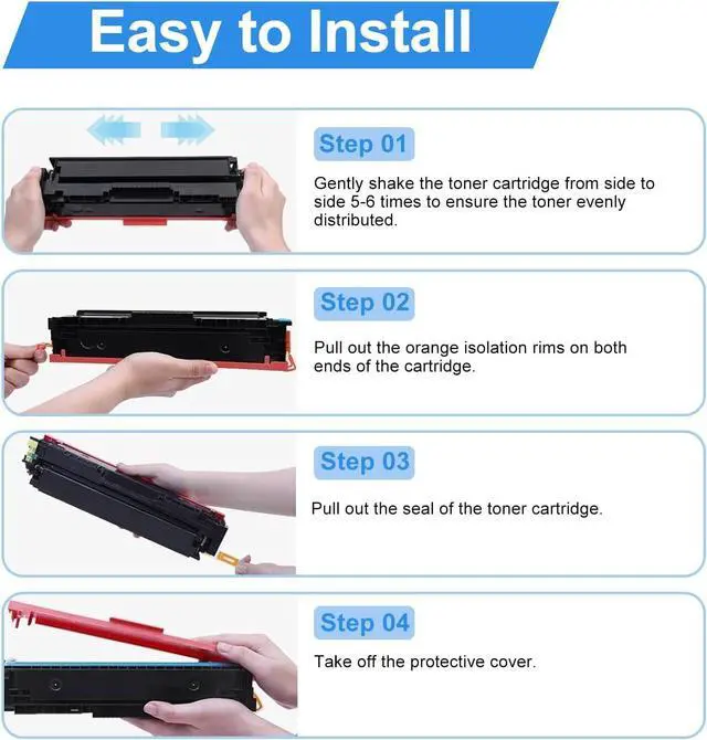 Alt view image 7 of 7 - 410A Toner Cartridges for HP 410A Toner Cartridge 4 Pack