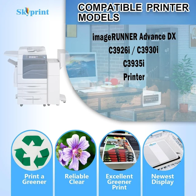 Alt view image 2 of 7 - GPR-66 GPR66 Toner Cartridge 5753C003AA 5754C003AA 5755C003AA 5756C003AA