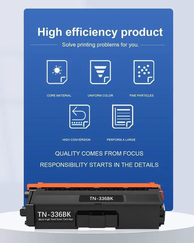 Alt view image 5 of 6 - TN331/TN336 High Yield Toner Cartridges Set 4-Pack (1BK/1C/1M/1Y)