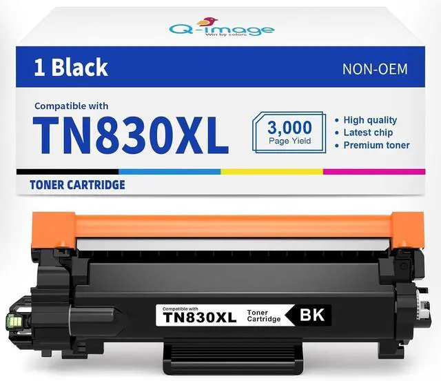 Main image of TN830XL TN830 Compatible High Yield Toner Cartridge Replacement for TN830 XL TN-830XL Toner Cartridge Work with DCP-L2640DW HL-L2400D HL-L2405W HL-L2480DW HL-L2460DW MFC-L2820DW Printers(Black,1 Pack)