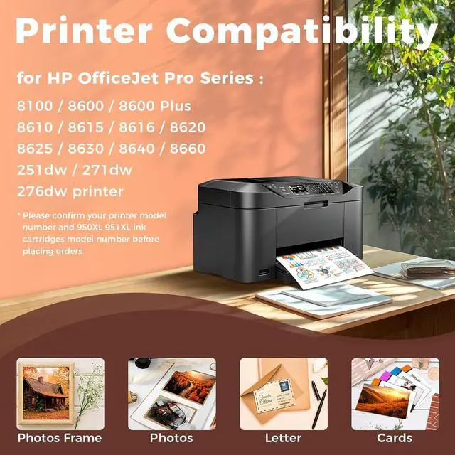 Alt view image 4 of 7 - Miss Deer 12-Pack 950 951 Ink Cartridges Combo Pack, Compatible for HP 950XL 951XL HP950 HP951 XL for OfficeJet Pro 8600 8610 8100 8615 8620 8625 251dw Printers Black/Cyan/Magenta/Yellow, High Yield