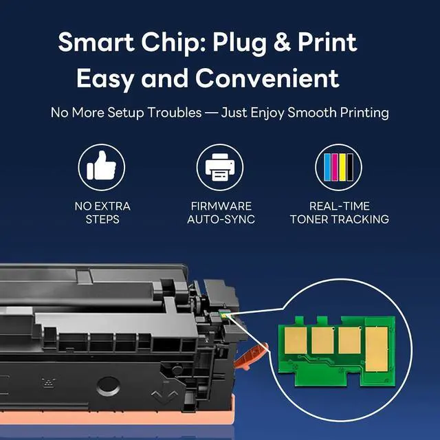 Alt view image 4 of 6 - 218A 218X Toner Cartridges 4 Pack Compatible for HP 218A 218X W2180A W2181A W2182A W2183A Color Pro 3201dw MFP 3301 Series 3301sdw 3301fdw 3301cdw Printer Ink (Black/Cyan/Yellow/Magenta)