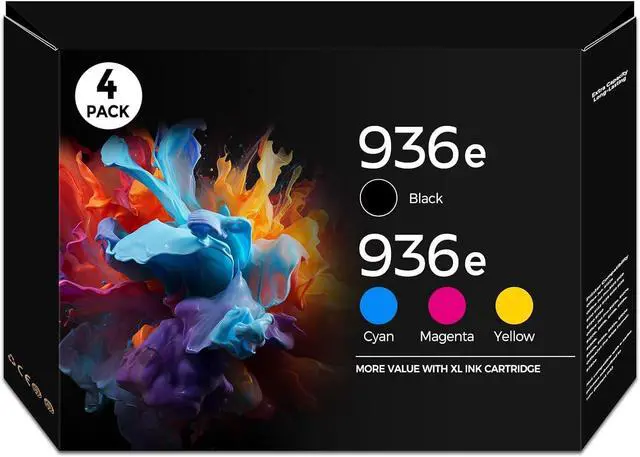 Main image of 936e 936XL 936 Ink Cartridges Office Jet Pro 9125e 9120 9135e Replacement for HP 936 936e Ink Cartridges High Yield Compatible for HP 936 ink cartridges Office Jet Pro 9125 9120e 9135 9110b ink