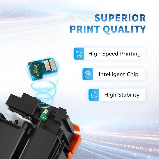 Alt view image 7 of 7 - 218X Black Toner Cartridges with Chip Compatible Replacement for HP 218X W2180X 218A W2180A Work with Pro 3201dw 3301cdw 3301fdw 3301sdw Printer, 2-Pack