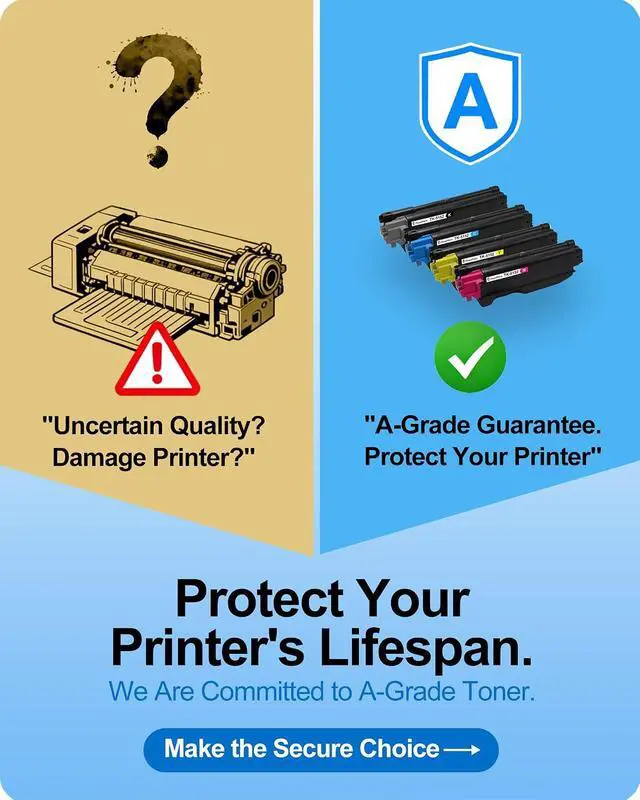 Alt view image 2 of 7 - MasaiMara High Yield TK-5152 TK5152 Toner Cartridges Replacement for Kyocera ECOSYS M6035cidn M6535cidn P6035cdn Printer TK-5152K TK-5152C TK-5152M TK-5152Y Black, Cyan, Magenta, Yellow, 4-Pack