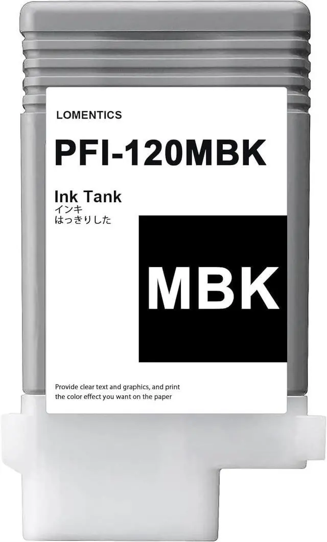 Alt view image 2 of 7 - PFI-120 130ml Ink Tank (1 Pack, Matte Black) Lometic Compatible PFI-120MBK Ink Replacement for Canon TM-205 TM-300 TM-305 Printer