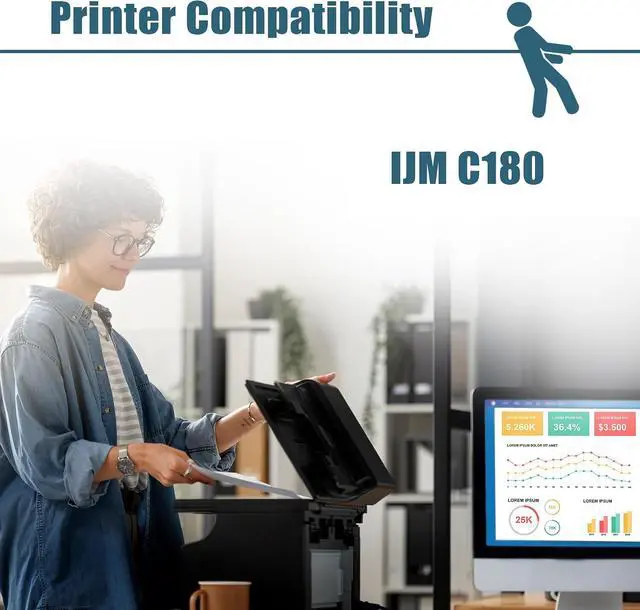 Alt view image 3 of 7 - IJM C180F Ink Cartridge High Capacity Ink Set Replacement for 408517 408518 408519 408520 Ink Compatible for Ricoh IJM C180F Printers Ink (4-Pack, Black, Cyan, Magenta, Yellow)