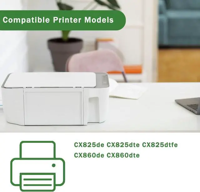 Alt view image 2 of 7 - Compatible for Lexmark 72K0FK0 Developer Unit CX825de CX825dte CX825dtfe CX860de CX860dte Printers, High Yield 200000 Pages Bright Clear Colors (1 Pack Black)