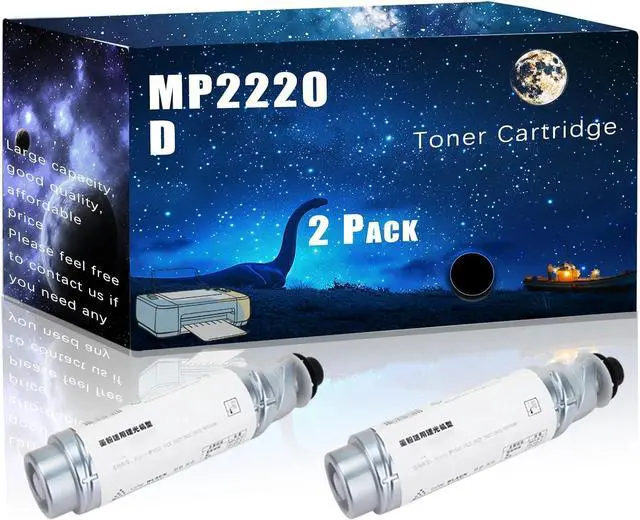 Main image of MP2220D Compatible Toner Cartridge Replacement for Ricoh High Yield Compatible 1022 1027 1032 2022 2027 2032 2550 3025 3030 3350 MP3352 MP2352 MP2852 MP2553 MP3053 Printers (2-Pack Black)
