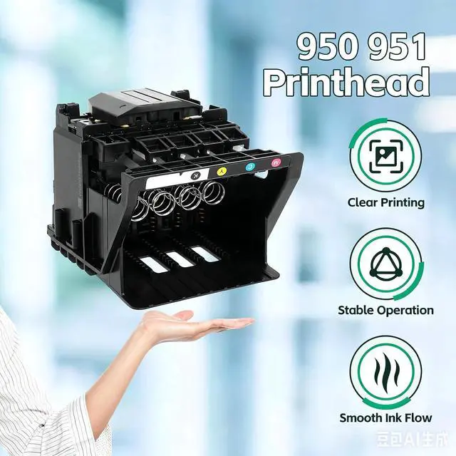 Alt view image 2 of 6 - GCCSJ Officejet Pro 8610 Printhead, 950 951 Printer Head Replacement