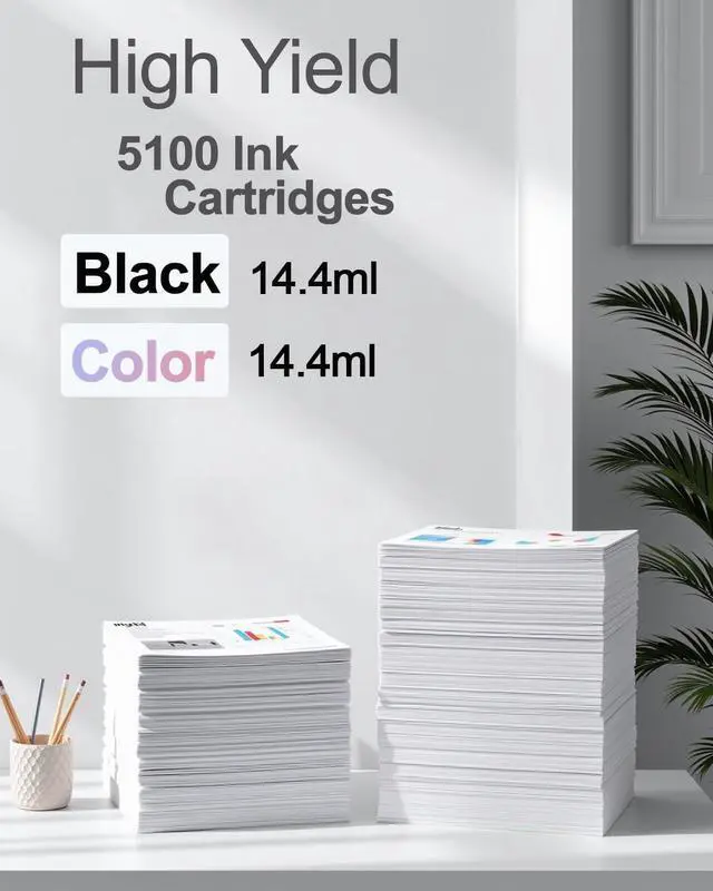 Alt view image 3 of 7 - PFI-5100 Ink Cartridges 10 Packs Replacement for Canon PFI-5100 Ink Cartridgework for ImagePROGRAF PRO-310 Printers(MBK, PBK, C, M, Y, R, GY, PC, PM, CO)