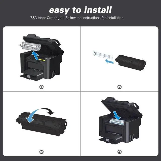 Alt view image 7 of 7 - 78A Black Toner Cartridge High Yield (CE278A, 2-Pack)