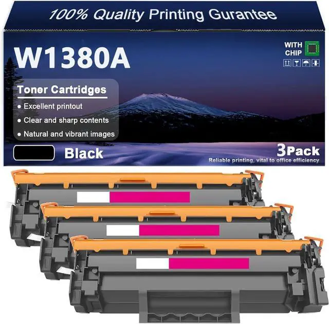 Main image of W1380A High Capacity Toner Cartridge for HP LaserJet 3001Dw 3101Dwe Mfp3101fdw 3101Fdwe Printers, High-Definition Printing Effect,Black,3pack