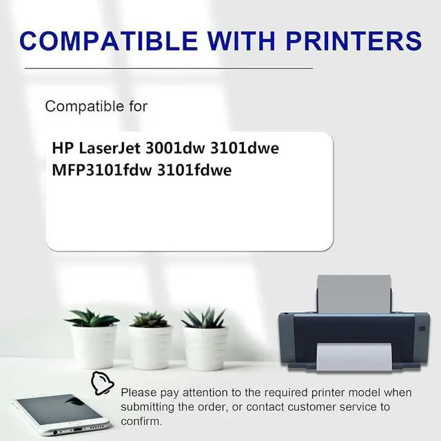 Alt view image 2 of 7 - W1380A High Capacity Toner Cartridge for HP LaserJet 3001Dw 3101Dwe Mfp3101fdw 3101Fdwe Printers, High-Definition Printing Effect,Black,3pack