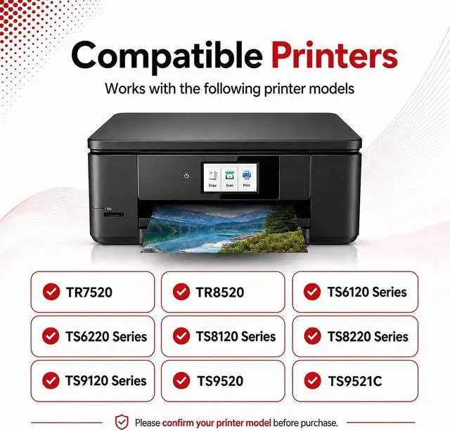 Alt view image 2 of 6 - PGI-280XL CLI-281XL Ink Cartridge Value 6-Pack Replacement for Canon 280 280XL 281 281XL Use with TR8520 TR7520 TS9120 TS8120 TS6120 TS9521C TS9520 TS8220 TS6220 Printers