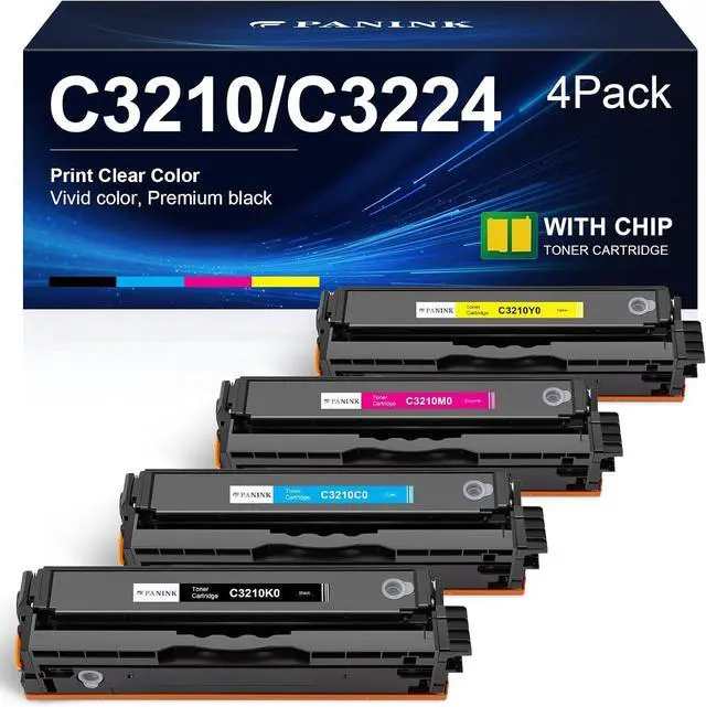 Main image of C3210 Replacement for Lexmark C3210 Toner Cartridges - 4 Pack