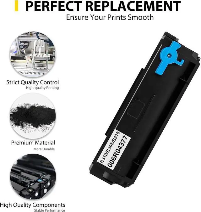 Alt view image 6 of 7 - B310 B315 B305 Toner Cartridge 8,500 Pages Black B310 Toner 006R04376 006R04377 006R04378 Replacement for Xerox B310 B315 B305 B305DNI B310DNI B315DNI Printer (1-Black)