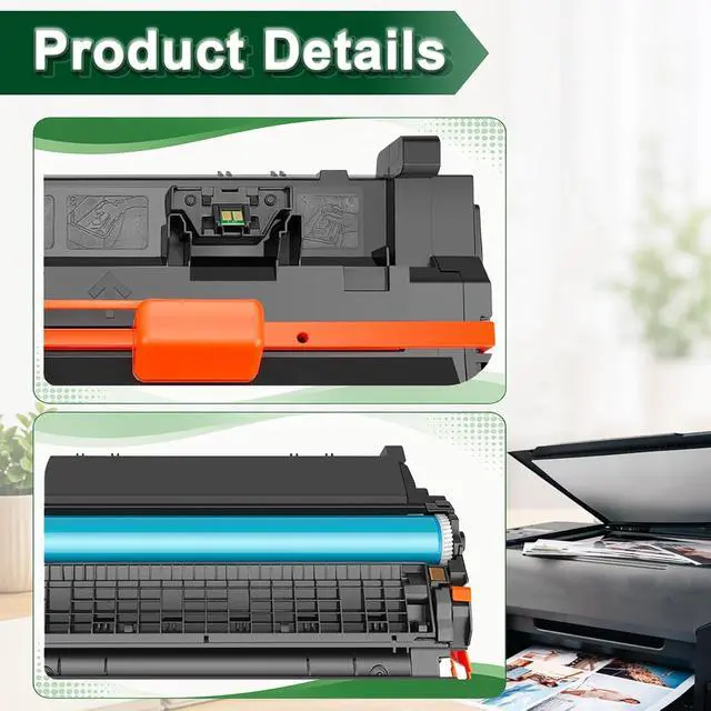 Alt view image 4 of 7 - 81A CF281A Black Toner Cartridge Compatible for HP Printers 1