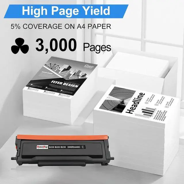 Alt view image 3 of 7 - B230 B225 B235 Black Toner Cartridge 006R04400 - 1 Pack