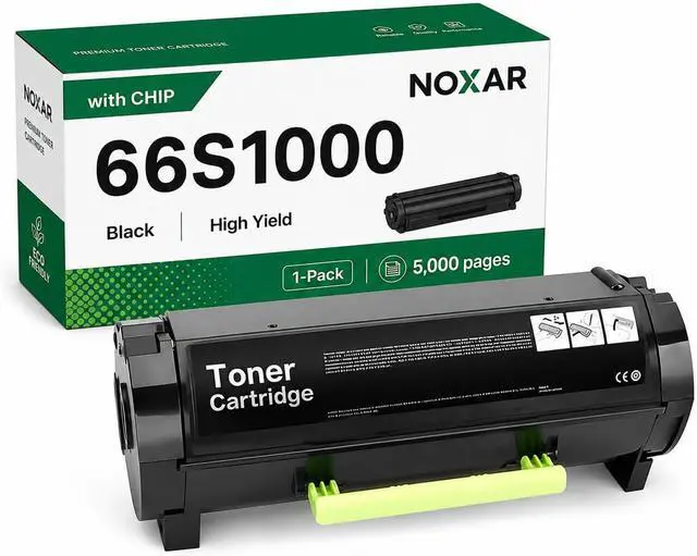 Main image of 66S1000 Black Toner Cartridge for Lexmark 66S1000 MS531 MS631 MS632