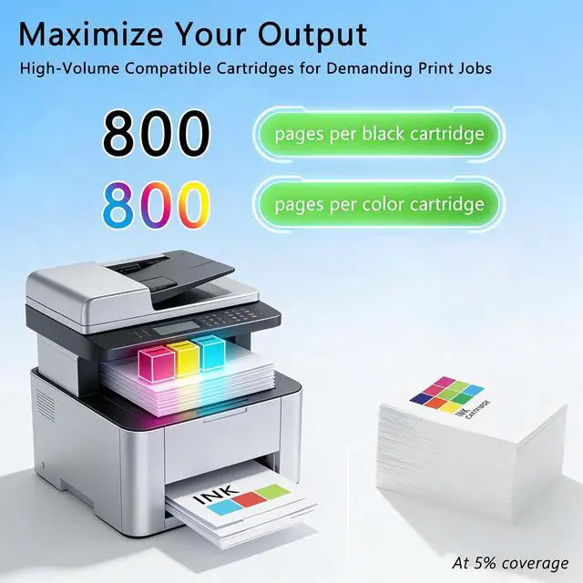 Alt view image 3 of 7 - 902XL Ink Cartridge Combo Pack, Black Cyan Magenta Yellow, 4 Pack
