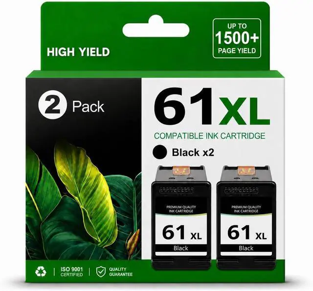 Main image of 61XL Black Ink Cartridge Combo Pack, 2 Pack