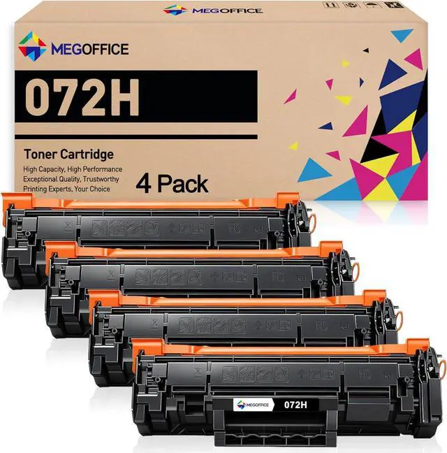 Main image of 072H Toner Cartridge Replacement for Canon 072 H Black 4 Pack