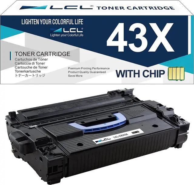Main image of LCL Remanufactured 43X C8543X High Yield Toner Cartridge Replacement for HP LaserJet 9040 9040dn 9050 9050n 9000N 9000dn 9040 9000 9050 9040mfp 9050mfp 9000mfp M9059 MFP Printer (Black, 30,000 Pages)