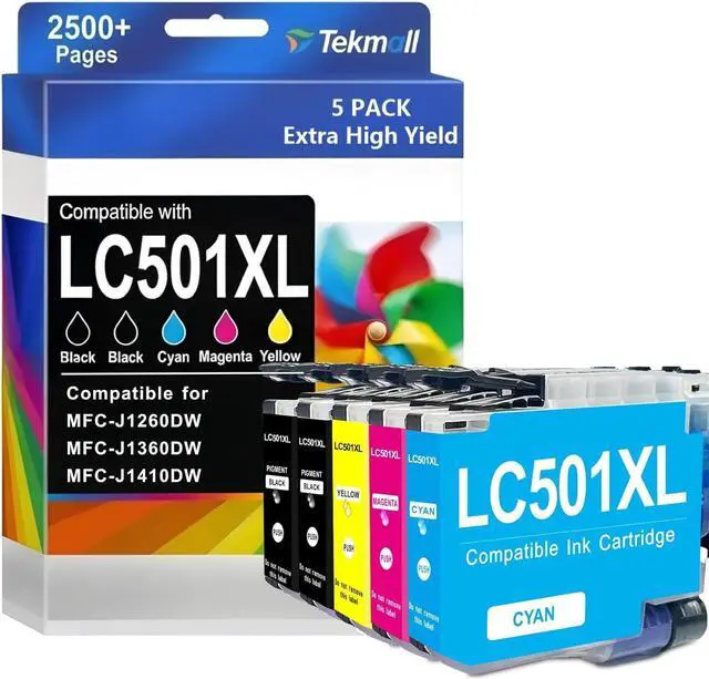 Main image of LC501XL Compatible Ink Cartridges, 5-Pack
