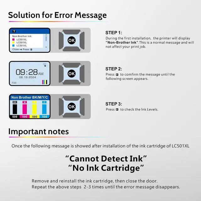 Alt view image 6 of 7 - LC501XL Compatible Ink Cartridges, 5-Pack