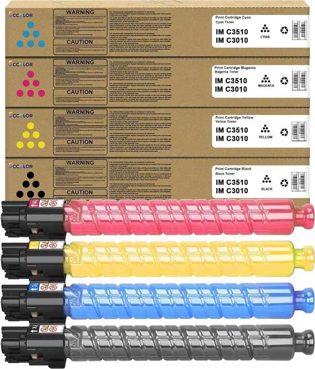 Main image of High Capacity IM C3010 IM C3510 Toner Cartridge Replacement for Ricoh IMC3010 IMC3510 842550 842553 842552 842551 Toner Compatible for Ricoh IMC3510 IMC3010 IMC3510SD IM C3510SD Printer