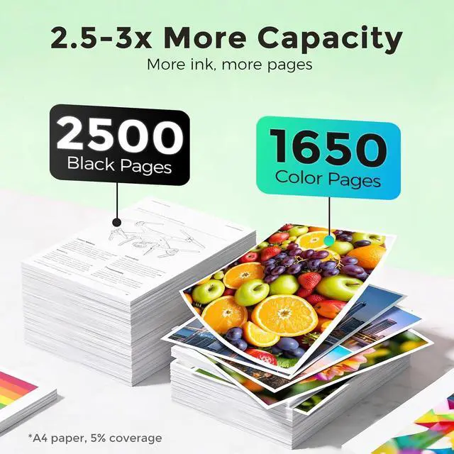 Alt view image 3 of 7 - 936 936XL Ink Cartridges Combo Pack Replacement for HP 936e 936 XL Ink Cartridges for HP printers OfficeJet Pro 9125e 9120e 9135e 9730e 9130e 9122e 9110b 9130b (Black Cyan Magenta Yellow) for HP936
