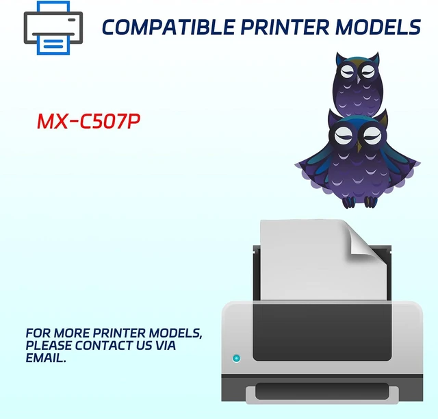 Alt view image 2 of 7 - BIVOL MX-C51T Toner Cartridge Compatible for Sharp MX-C507P Printers, with Chip, High Yield 16000 Pages (1 Pack Magenta)