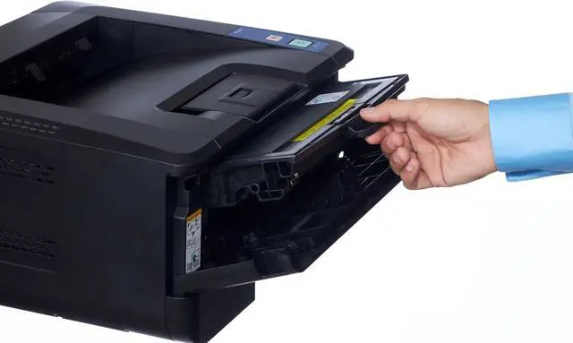 Alt view image 7 of 7 - Essentials PB3300 Black and White Laser Printer
