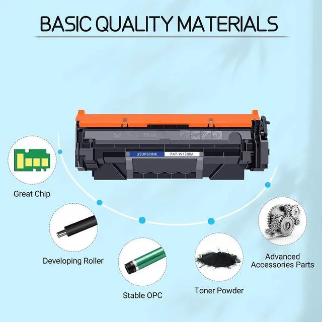 Alt view image 4 of 7 - USUPERINK 138A W1380A Compatible Toner Cartridge for HP Laser Jet 3001dw