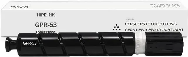 Main image of GPR-53 GPR53 Toner Cartridge Black Compatible for Canon ImageRunner Advance C3325 C3325i C3330 C3330i C3525 C3525i C3530 C3530i DX C3730i C3730i Printer