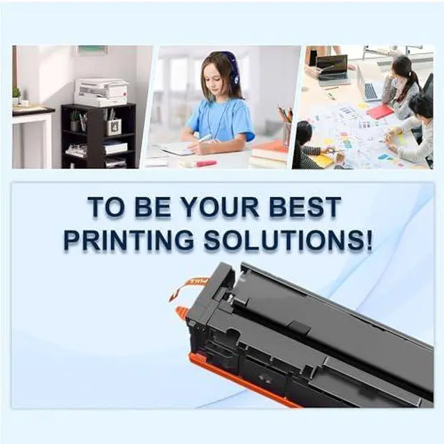 Alt view image 7 of 7 - 201A 201X Toner Cartridges Works with HP Color LaserJet Pro MFP M277dw M252dw M277n M277c6 M252n M277 Printer (3-Black,1-Cyan,1-Magenta,1-Yellow)