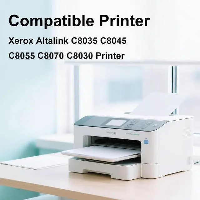 Alt view image 2 of 5 - C8030 C8045 Black Toner Cartridge Compatible for Xerox Altalink C8030 Toner