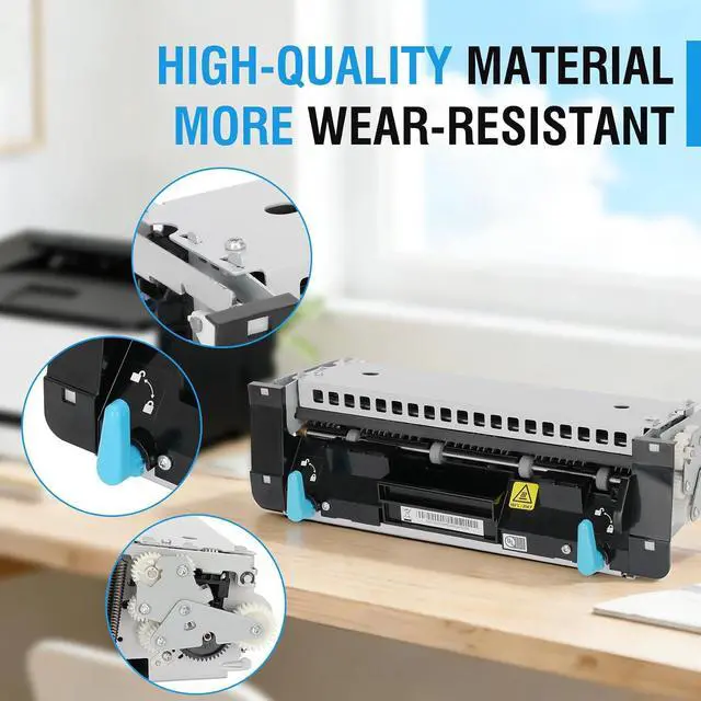 Alt view image 4 of 7 - 41x1115 Fuser Kit Compatible with lex-Mark MS821/ MS821N/ MS822/ MS823/ MX722 Fuser Maintenance Kit,110V Fuser Kit Replacement for MS825 MS826/ MX721/ MX822/ MX826, Replaceable Printer Parts