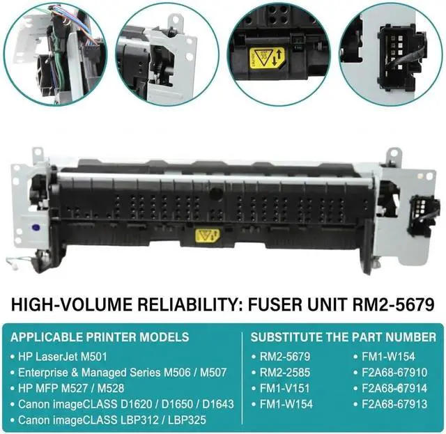 Alt view image 3 of 7 - RM2-5679 110V Maintenance Kit Printer Fuser and Transfer Roller Part