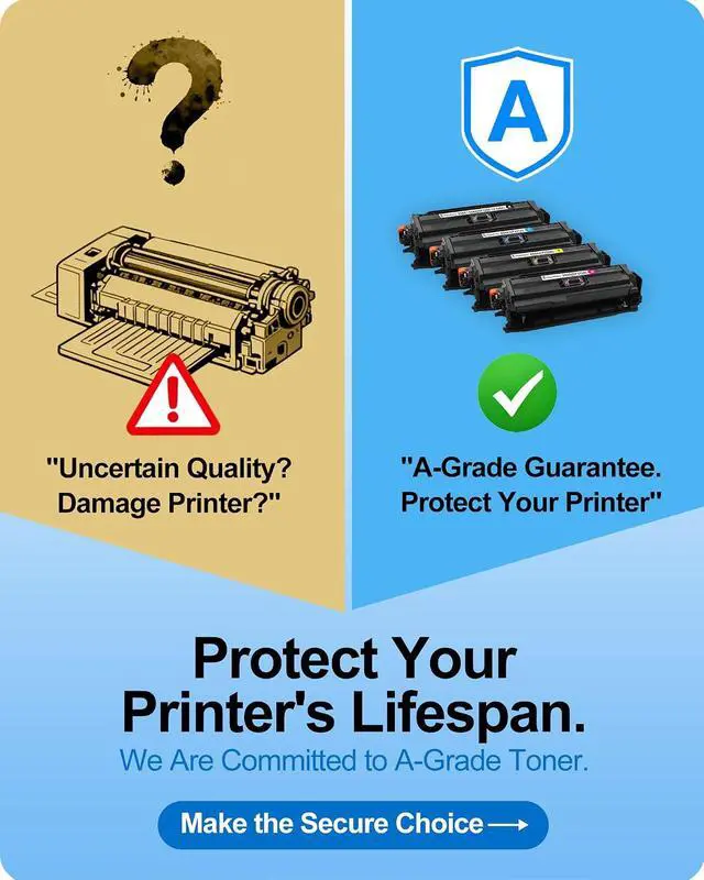 Alt view image 2 of 7 - MasaiMara 654X 654A CF330X CF331A CF332A CF333A Compatible Toner Cartridges Replacement for HP Color LaserJet Enterprise M651 M651n M651dn M651xh Printer (Black Cyan Magenta Yellow, 4-Pack)
