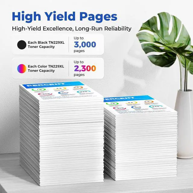 Alt view image 2 of 7 - TN229XL High Yield Toner Cartridges for MFC-L3780CDW MFC-L3720CDW(4 Pack)