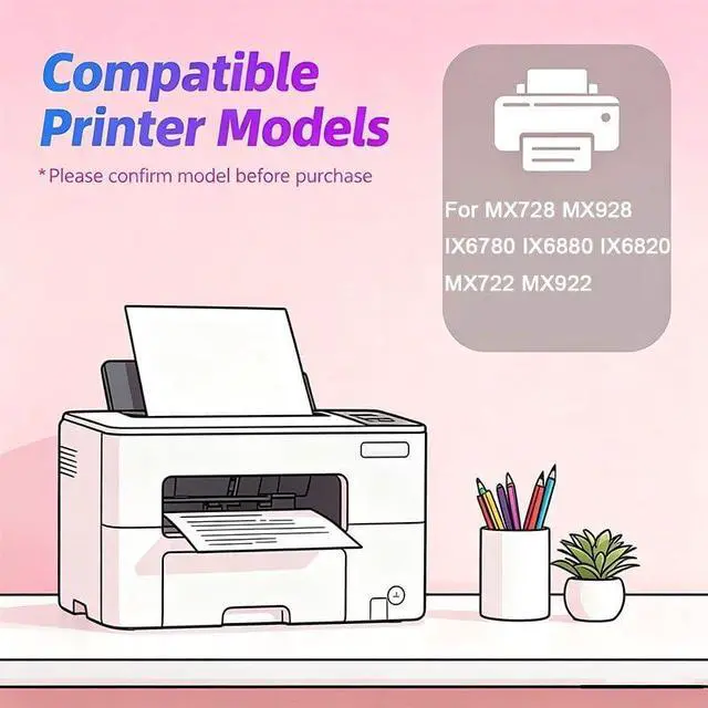 Alt view image 2 of 7 - QY6-0086 Printhead Compatible for Canon MX728 MX928 IX6780 IX6880 IX6820 MX722 MX922 Inkjet Printers, Long Lasting Durability