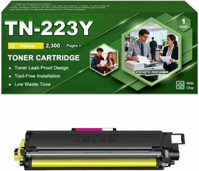 Main image of TN223 Toner Cartridge Compatible for Brother MFC-L3710CDW Printers Yellow