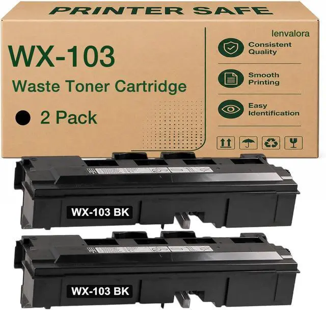 Main image of WX-103 Waste Toner Container Replacement for Konica Minolta WX-103 A4NNWY1 Compatible for Konica Minolta bizhub C224 C284 C364 C454 C554 C258 C308 C368 C458 C558 C658 Printers 2 Pack