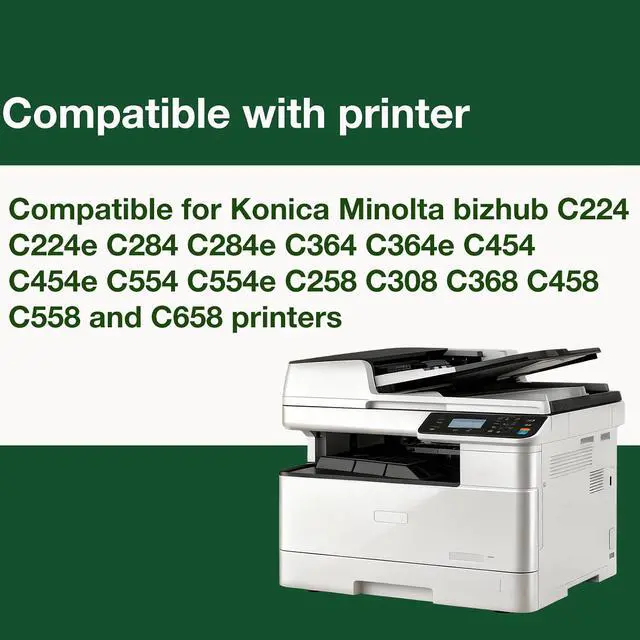 Alt view image 2 of 6 - WX-103 Waste Toner Container Replacement for Konica Minolta WX-103 A4NNWY1 Compatible for Konica Minolta bizhub C224 C284 C364 C454 C554 C258 C308 C368 C458 C558 C658 Printers 2 Pack