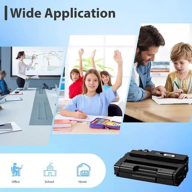 Alt view image 6 of 6 - SP 3710X SP 3710DN SP3710X SP3710DN Toner Cartridge -408284 Black Ink