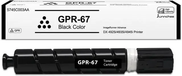 Main image of GPR-67 GPR67 Black Toner Cartridge for 4925i 4935i 4945i Printer Ink,1-Pack