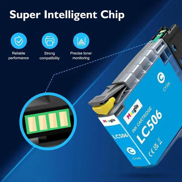 Alt view image 4 of 7 - LC506 Ink Cartridges Compatible for Brother LC506 LC 506 Ink