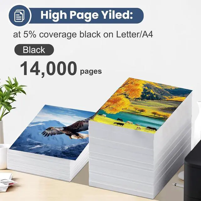 Alt view image 3 of 5 - B410 B415 Toner Cartridge 006R04726 006R04725 Black 14,000 Pages 1-Pack